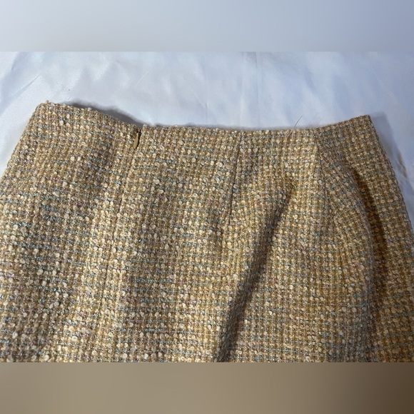 Escada Tan Tweed Blazer and Skirt Set Medium - Picture 10 of 16